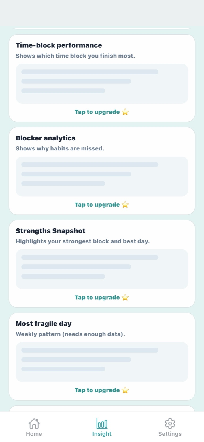 Premium features preview